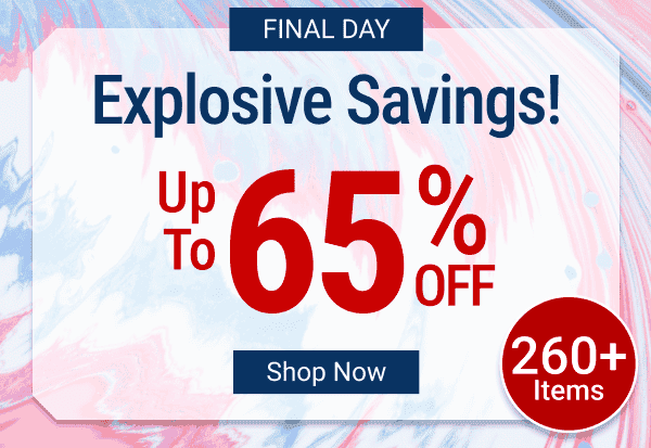 Explosive Savings