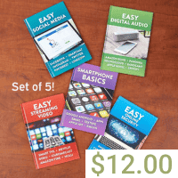 5-Pack of Easy Tech Reference Books