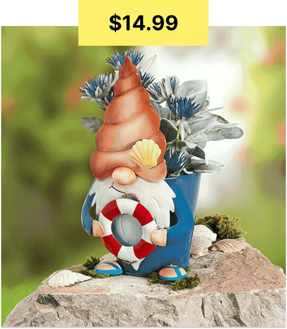 Ocean Gnome Planter