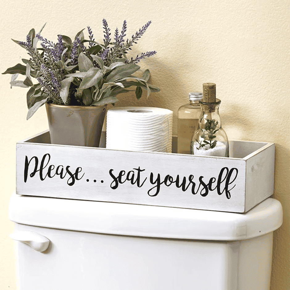 Toilet Tank Topper Trays