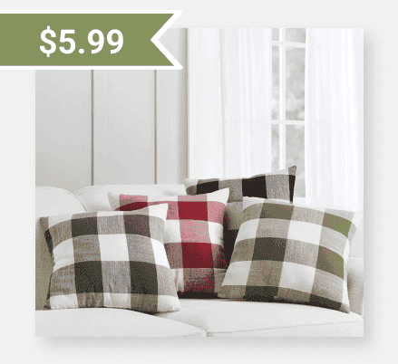 Buffalo Check Decorative Pillows