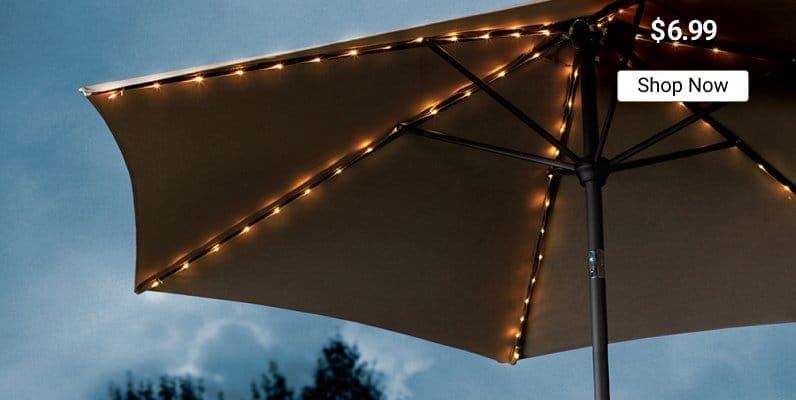 104 LED Umbrella Lights with Remote