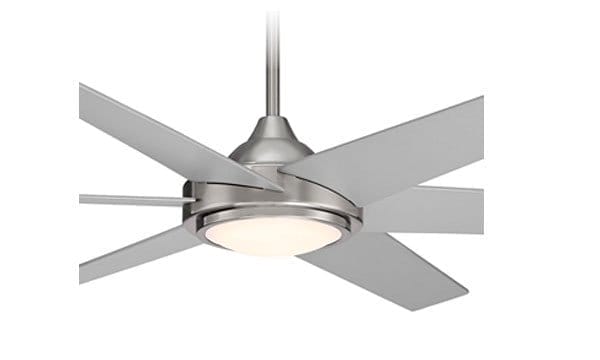 56" Casa Vieja Estate Silver LED Damp Ceiling Fan with Remote Control