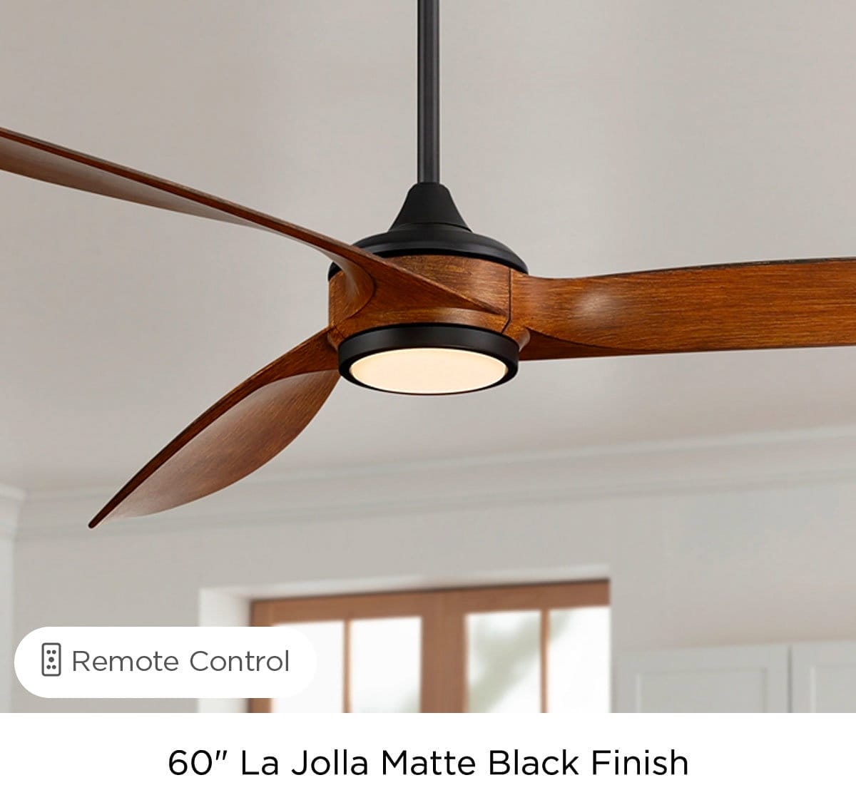 Remote Control - 60" La Jolla Matte Black Finish