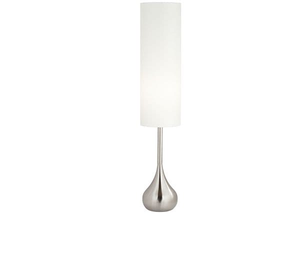 Possini Euro Moderne Droplet 62" High Brushed Nickel Floor Lamp