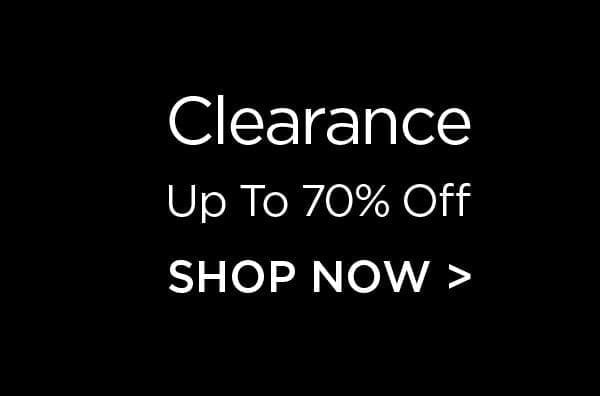 Clearance - Up to 70% Off - Shop Now >