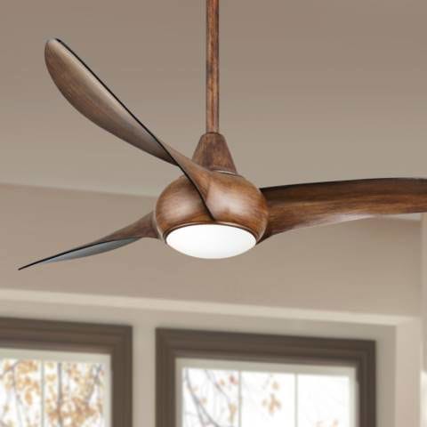 52" Minka Aire Light Wave Koa Indoor LED Ceiling Fan with Remote