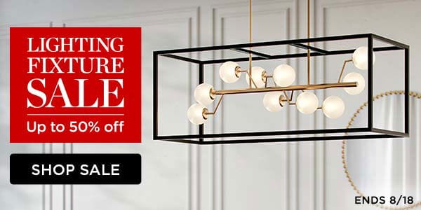 Lighting Fixture Sale Up to 50% Off