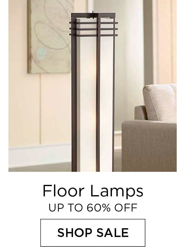 Floor Lamps - Up to 60% Off - Shop Sale