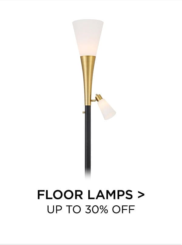 Floor Lamps > Up to 30% Off