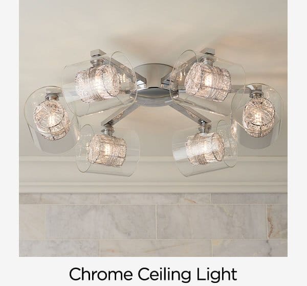 Chrome Ceiling Light
