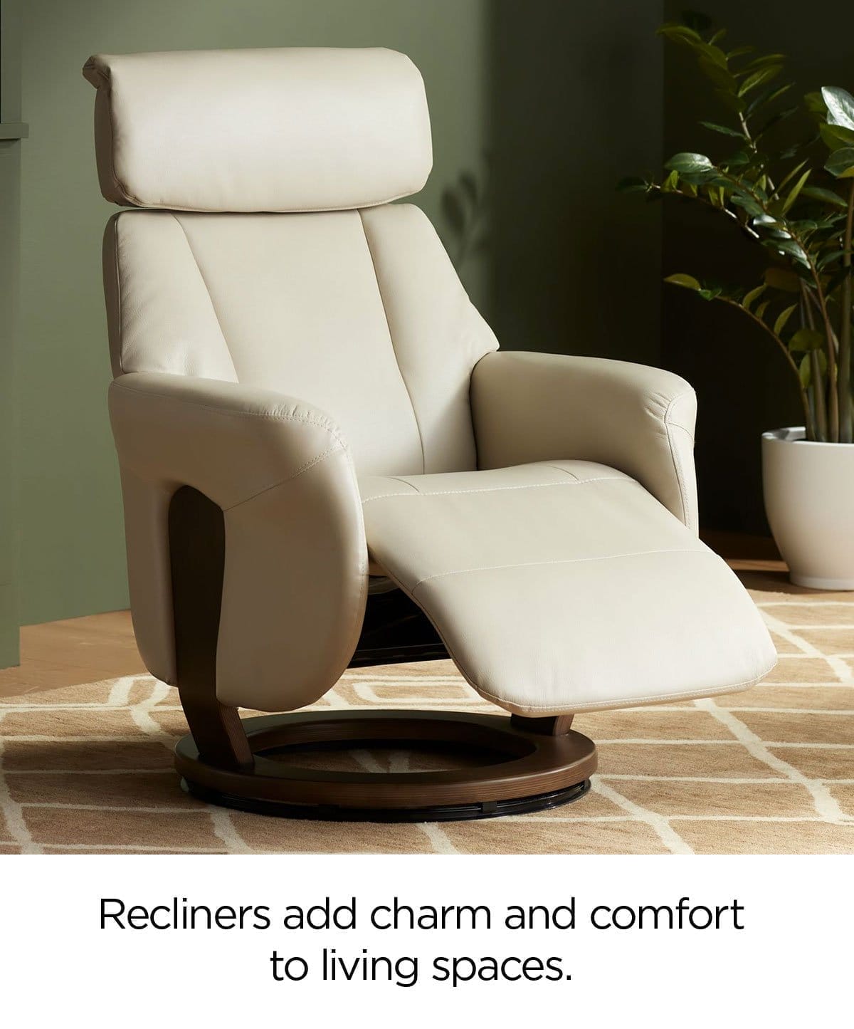 Recliners add charm and comfort to living spaces.