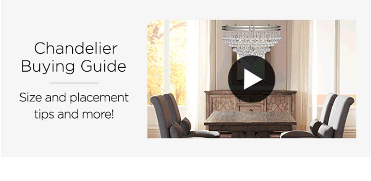 Chandelier Buying Guide - Size and placement tips and more!