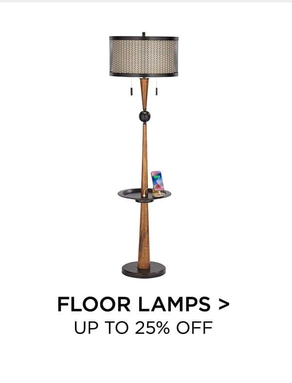 Floor Lamps > Up to 25% Off