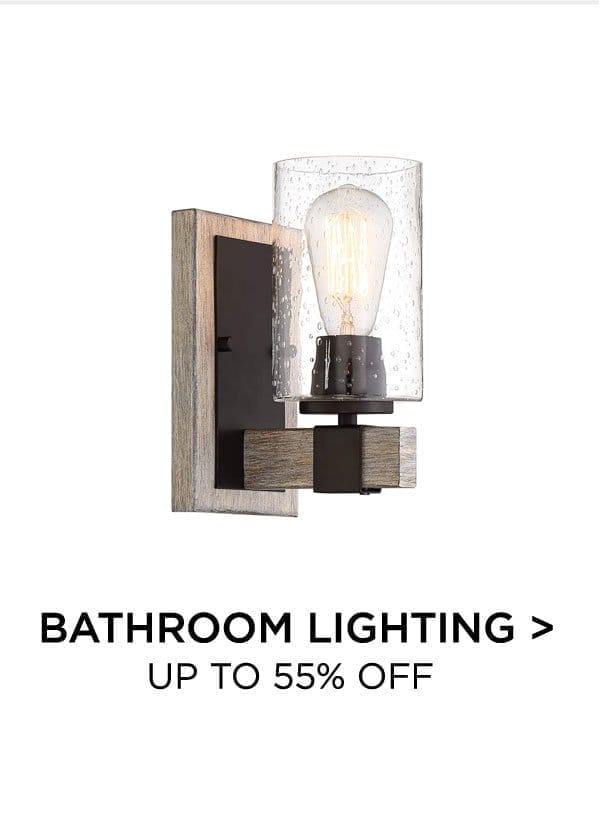 Bathroom Lighting > Up to 55% Off