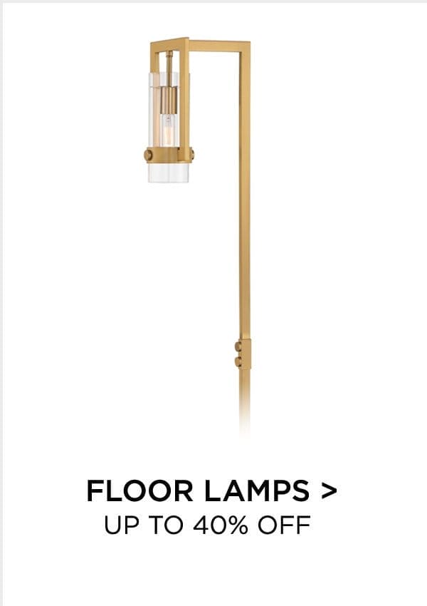 Floor Lamps > Up to 40% Off