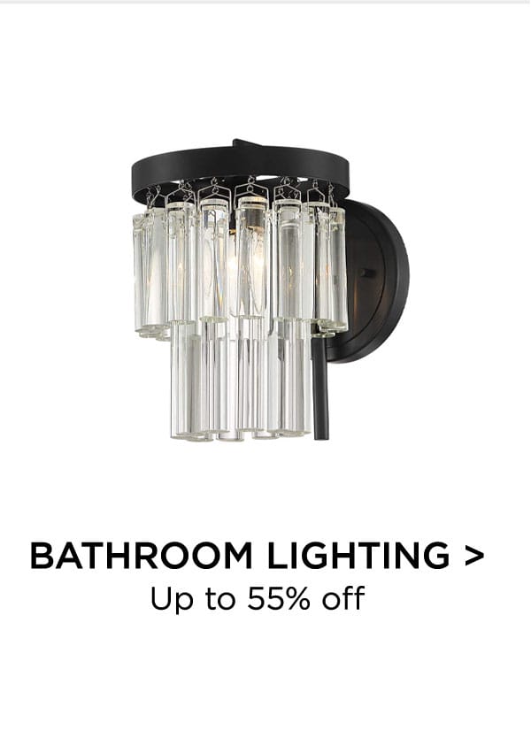 Bathroom Lighting > Up to 55% Off