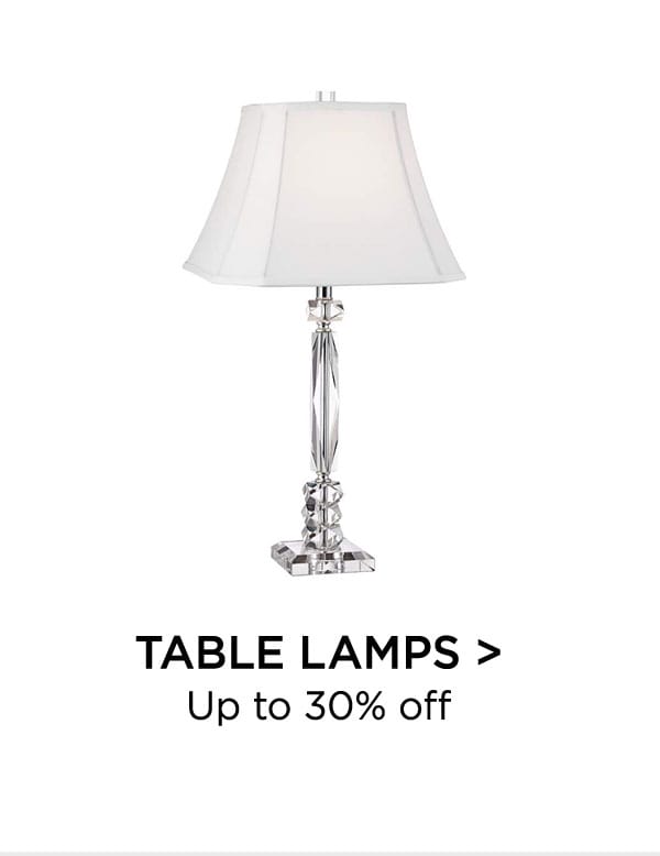 Table Lamps > Up to 30% Off