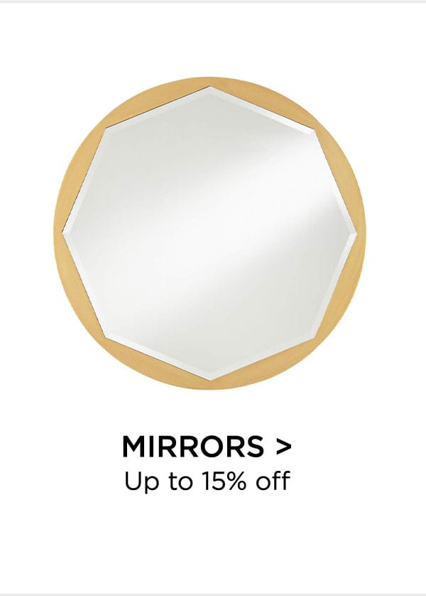 Mirrors > Up to 15% Off