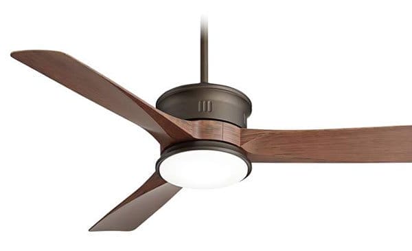 54" Key West Bronze Wet Rated Outdoor LED Ceiling Fan with Remote