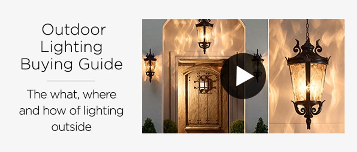 Outdoor Lighting Buying Guide - The what, where and how of lighting outside