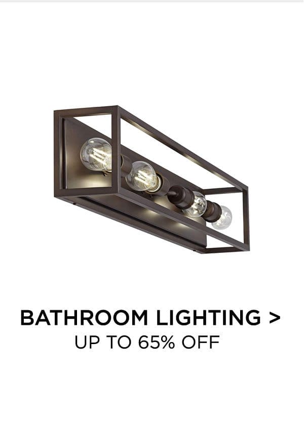 Bathroom Lighting > Up to 65% Off