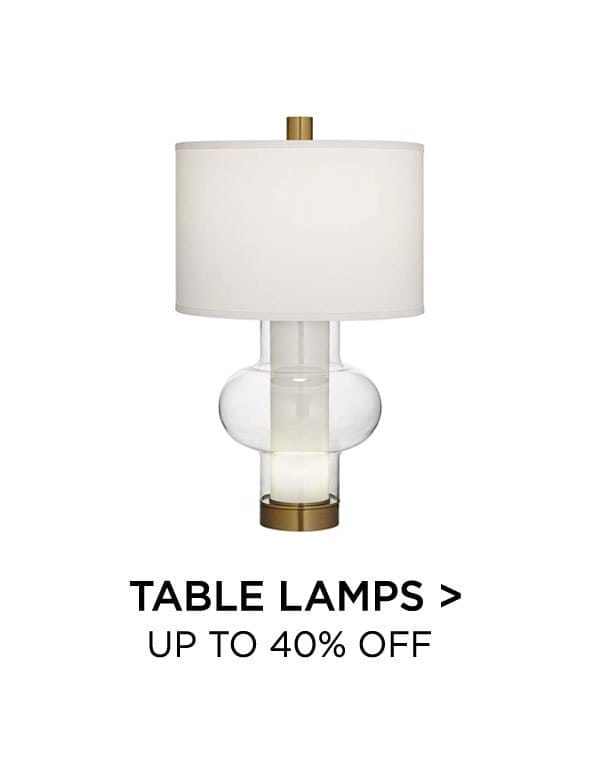 Table Lamps > Up to 40% Off