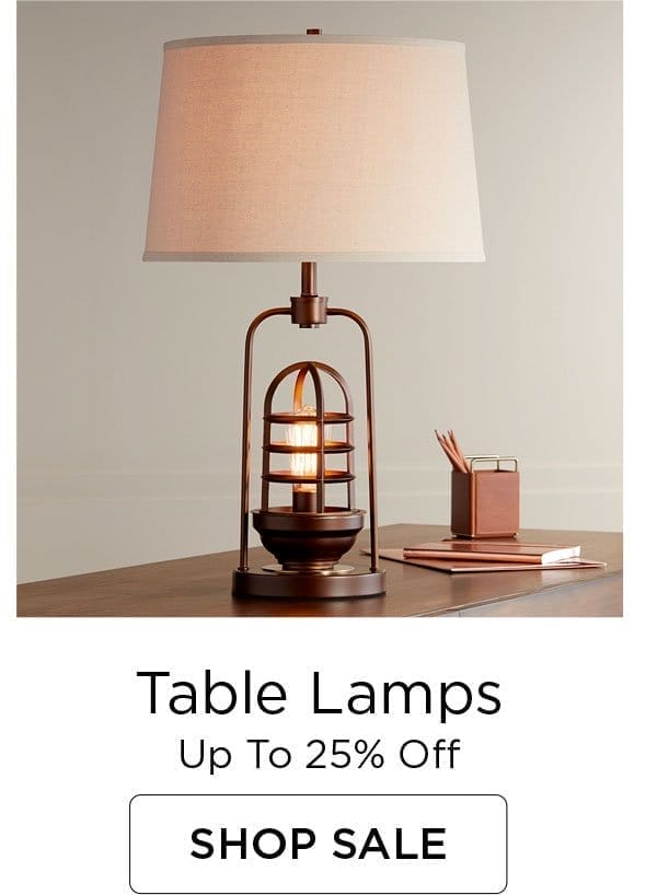 Table Lamps - Up to 25% Off - Shop Sale