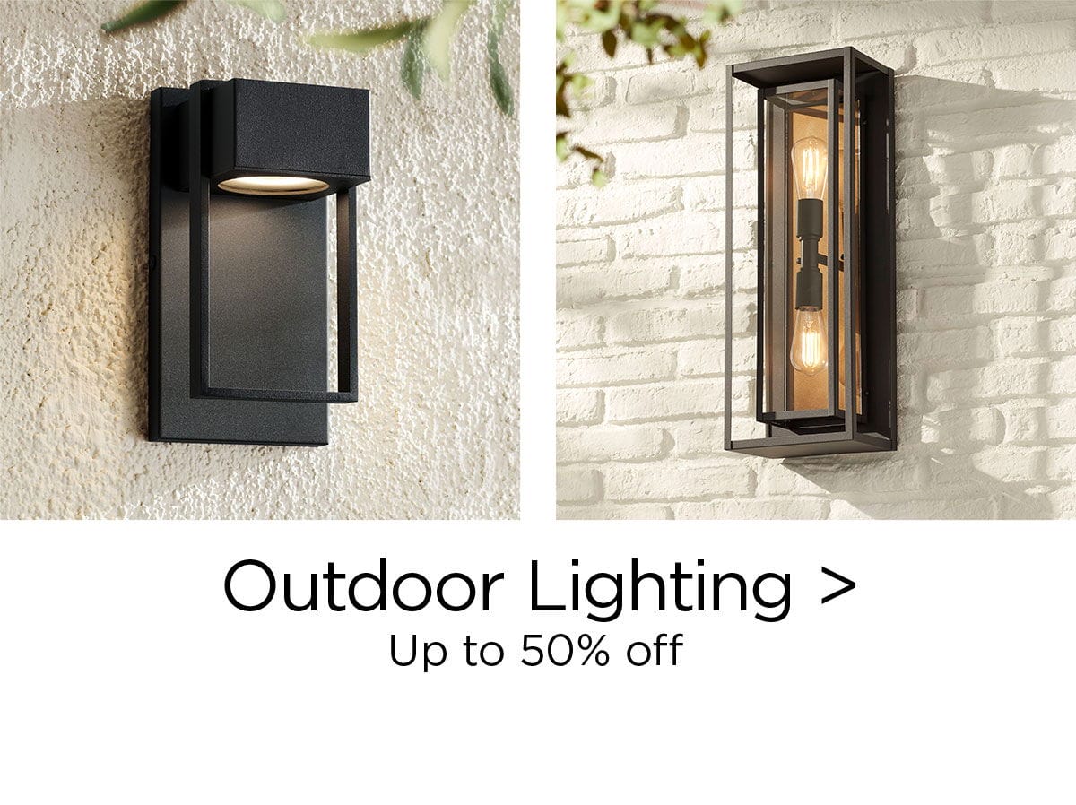 Outdoor lighting > up to 50% off