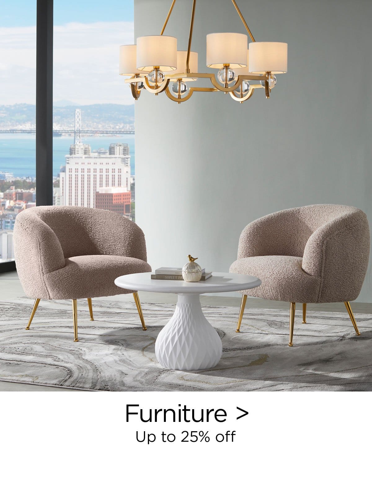 Furniture > up to 25% off