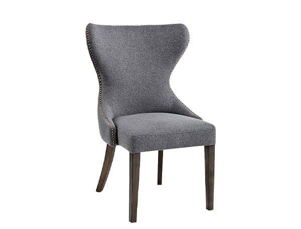 Ariana Dark Gray Fabric Dining Chair