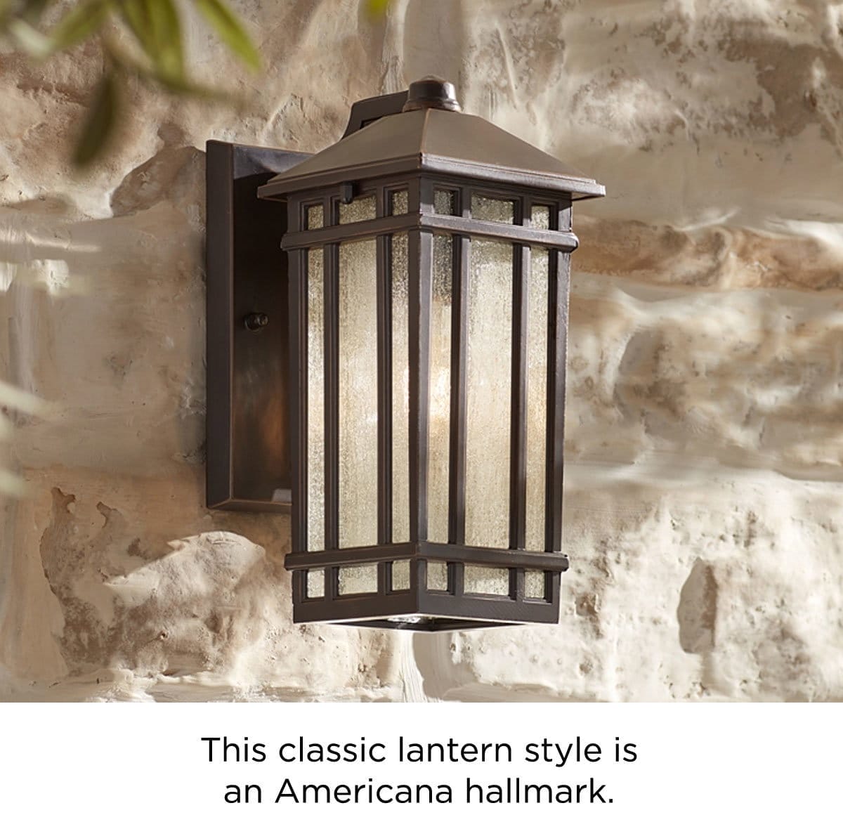 This classic lantern style is an Americana hallmark.