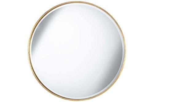 Uttermost Mayfair Antique Copper 34" Round Wall Mirror