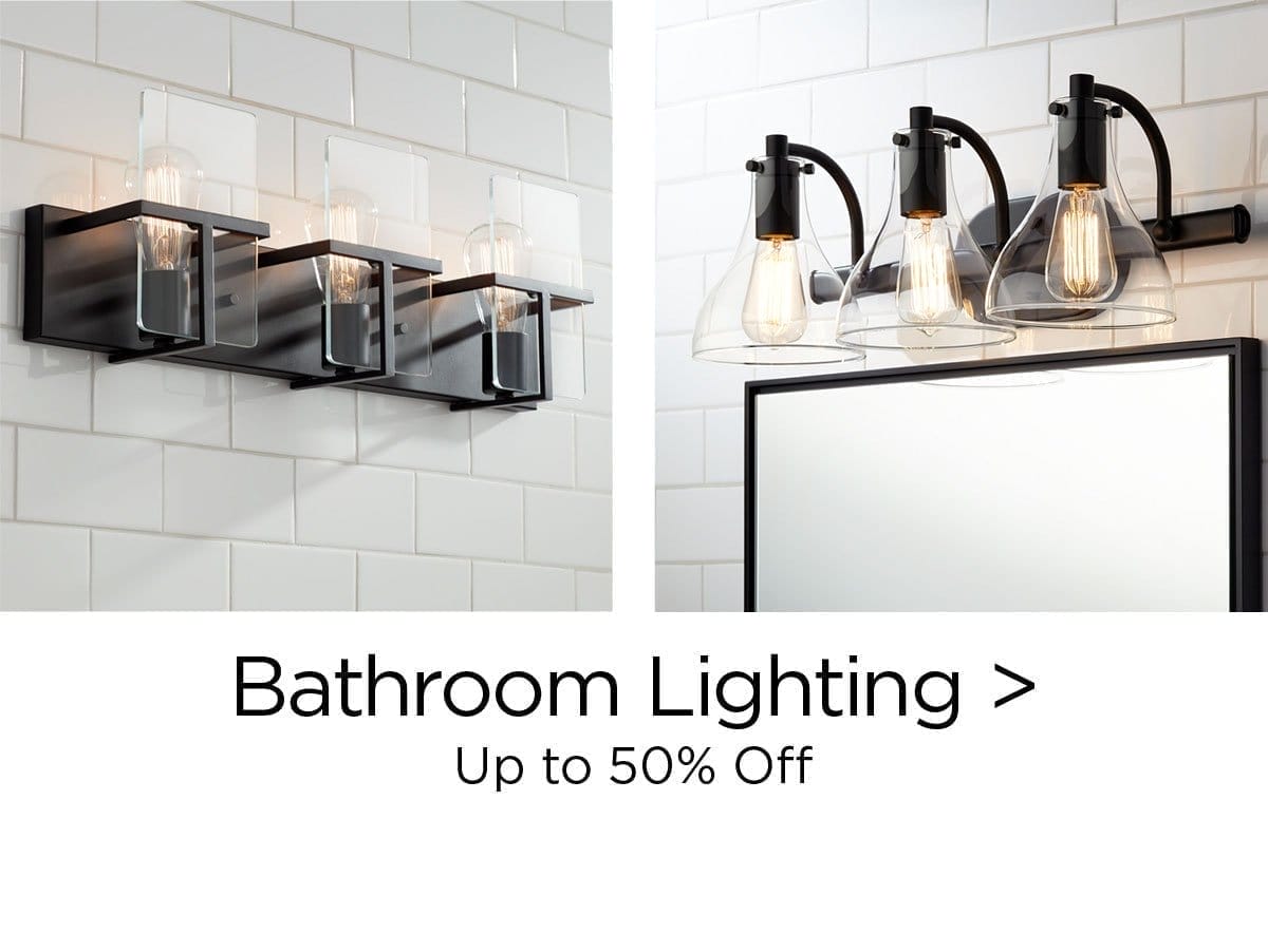 Bathroom Lighting > Up to 50% Off