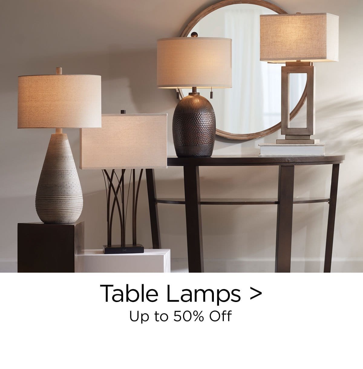 Table Lamps > Up to 50% Off