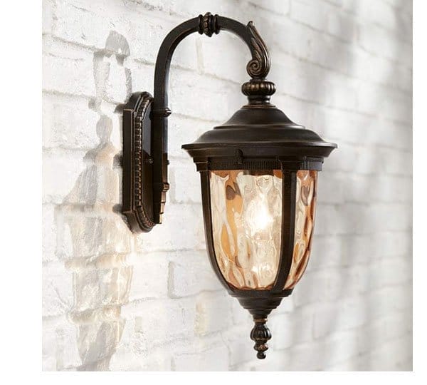 Bellagio 16 1/2" High Bronze Downbridge Outdoor Wall Light