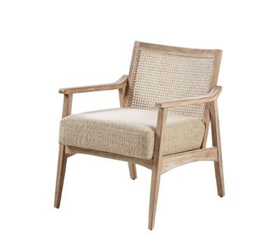 INK+IVY Kelly Light Brown and Wheat Accent Chair