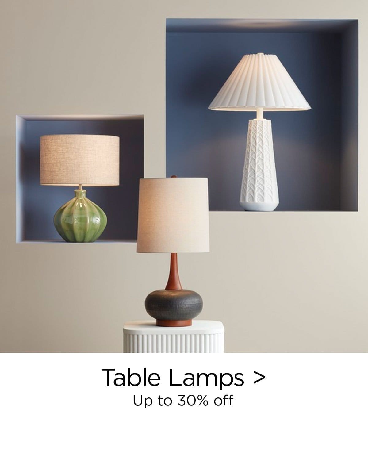 Table Lamps > Up to 30% Off