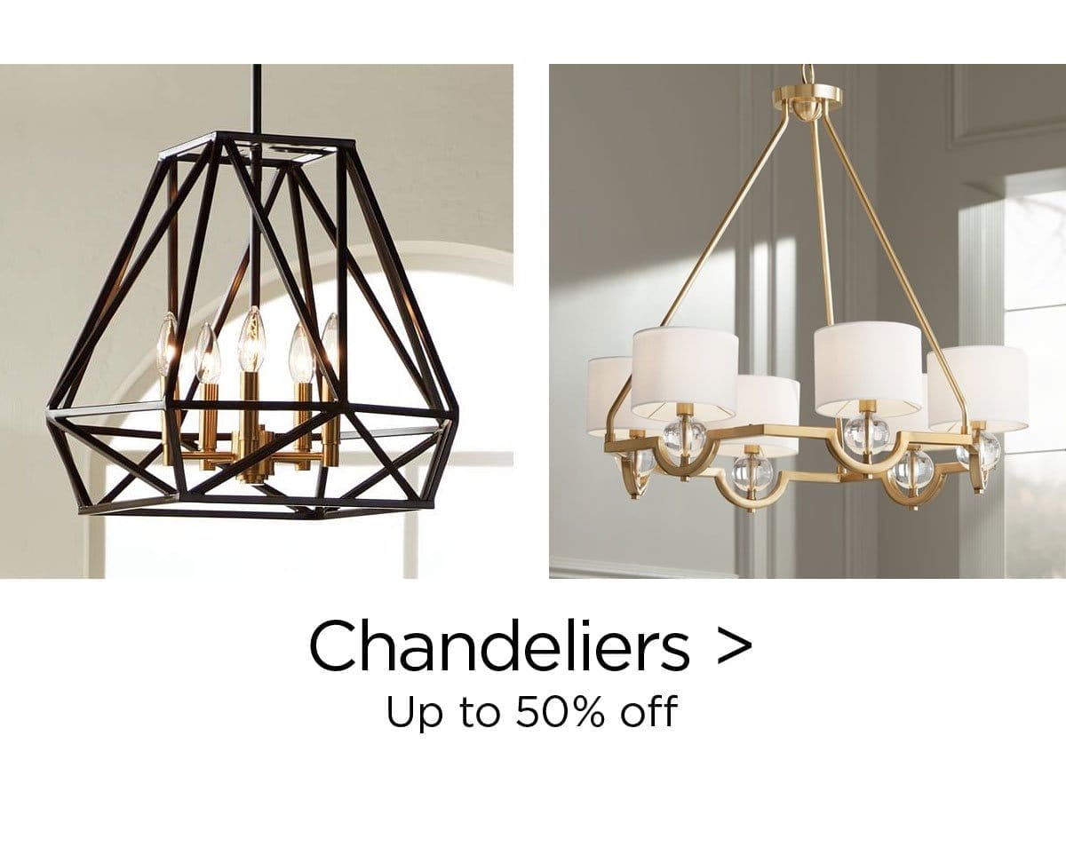 Chandeliers > Up to 50% Off