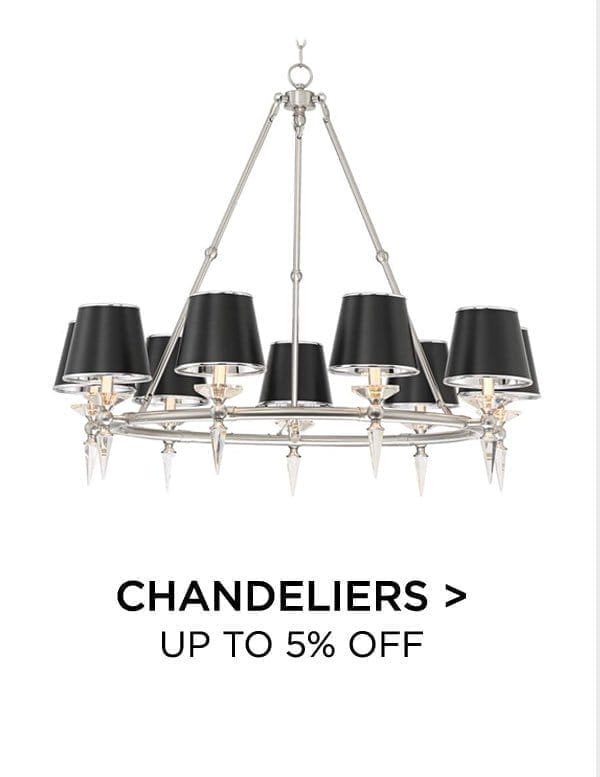 Chandeliers > Up to 5% Off