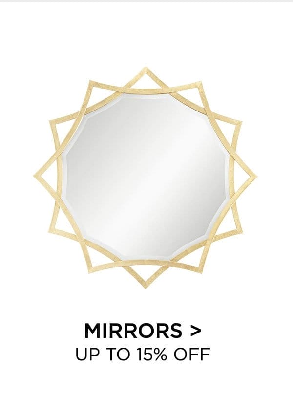 Mirrors > Up to 15% Off