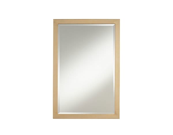 Possini Euro Metzeo French Brass 22" x 33" Wall Mirror