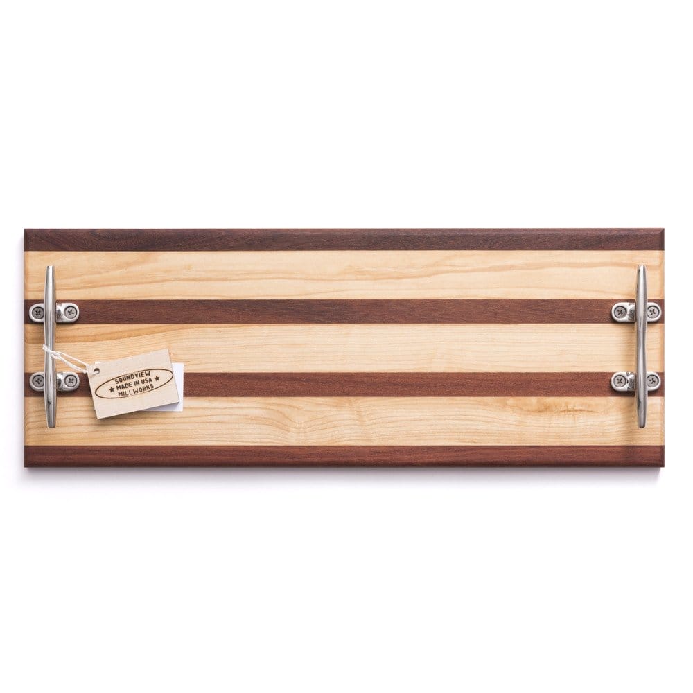Image of Soundview Millworks Nautical Double Cleat Serving Board
