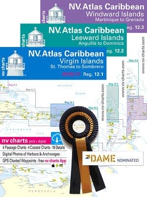 Image of NV. Charts Caribbean All Three Sets One Low Price