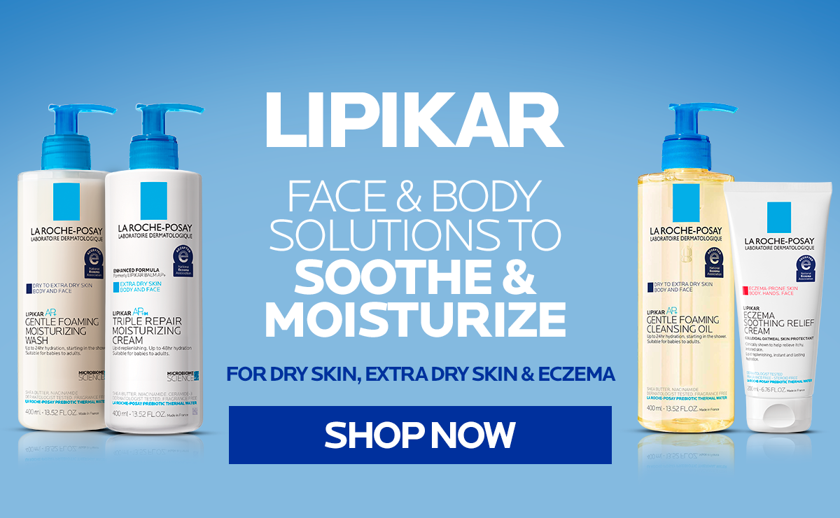 Lipikar Face & body solutions to smooth & moisturize