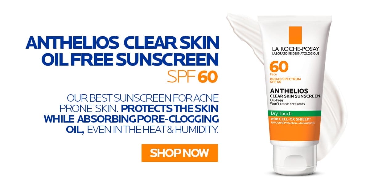 ANTHELIOS CLEAR SKIN OIL FREE SUNSCREEN SPF 60