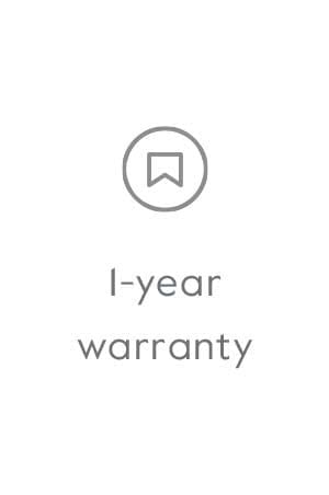 1-year warranty on select products