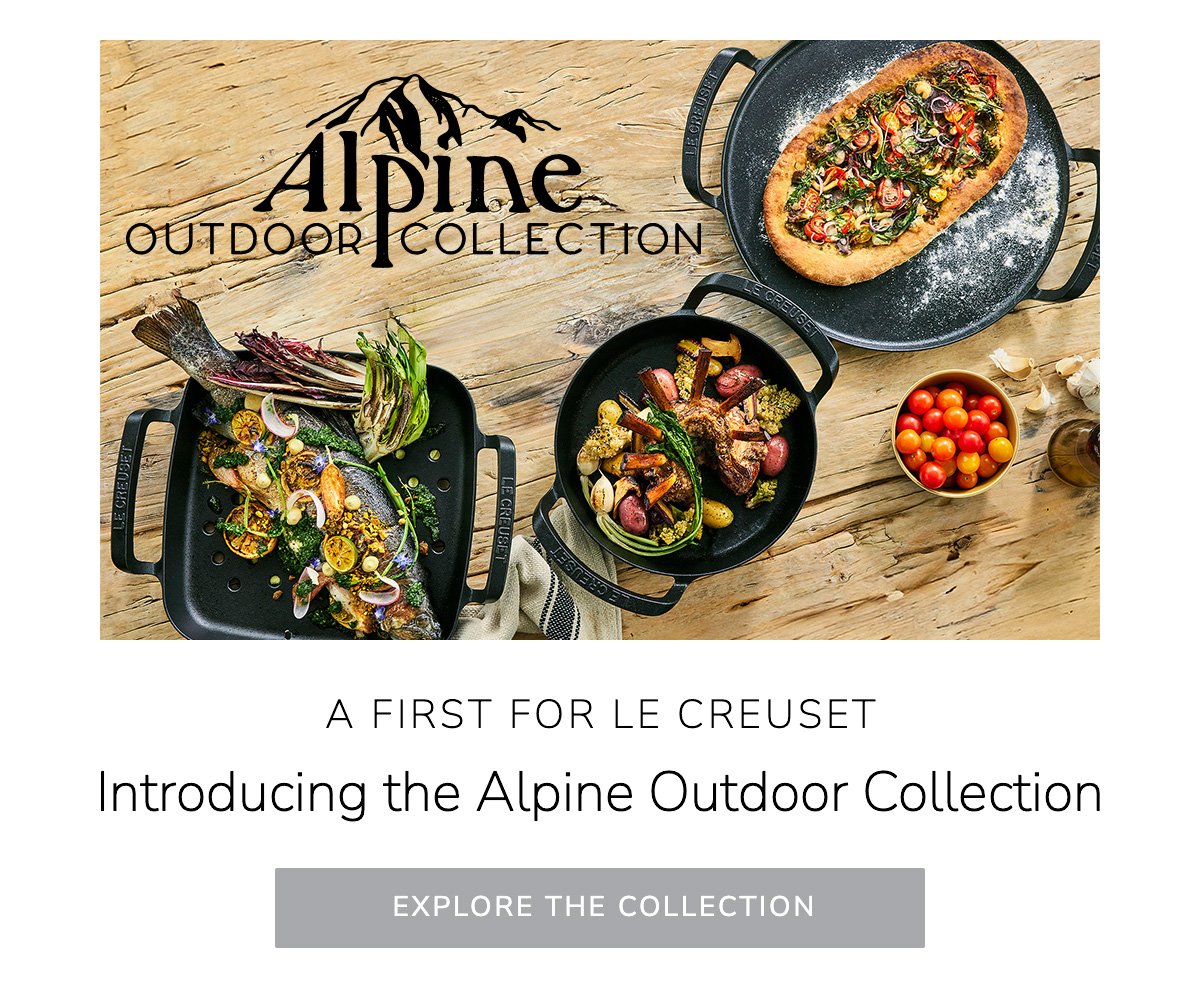 A first for Le Creuset - Introducing the Alpine Outdoor Collection