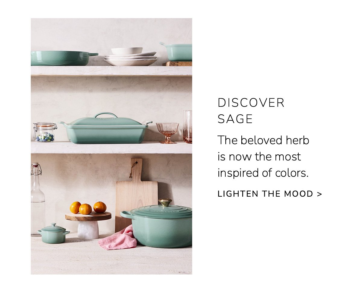 Discover Sage - The beloved herb is now the most inspired of colors. - Read More