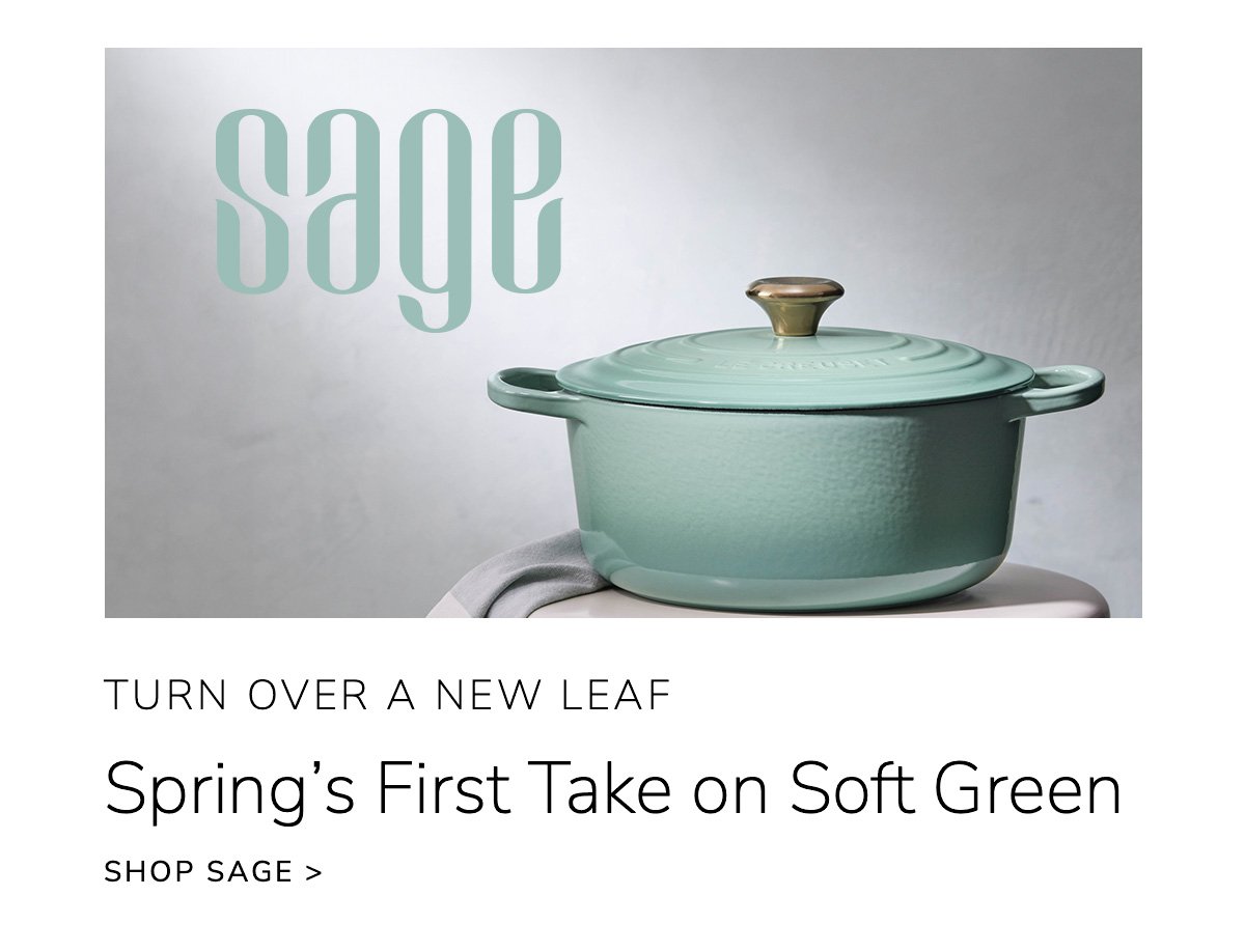turn over a new leaf - Spring’s First Take on Soft Green - Shop sage